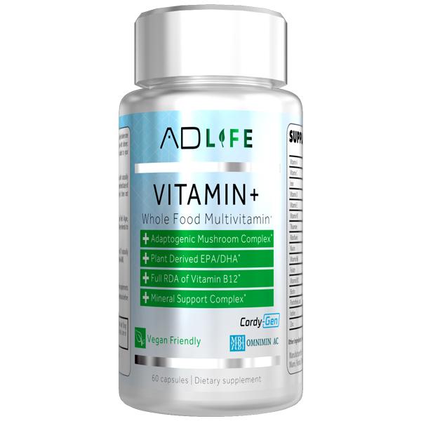 Vitamin+, the natural, synthetics-free formula, packed with 78 naturally-occurring minerals derived from whole foods, giving your body a powerful boost of essential nutrients. Vitamin+ is the vegan-friendly solution that amplifies your wellness and supports your immune system, making it the multivitamin athletes truly deserve.
